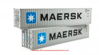 4F-028-108 Dapol 40ft Container Twin Pack Maersk/MRKU